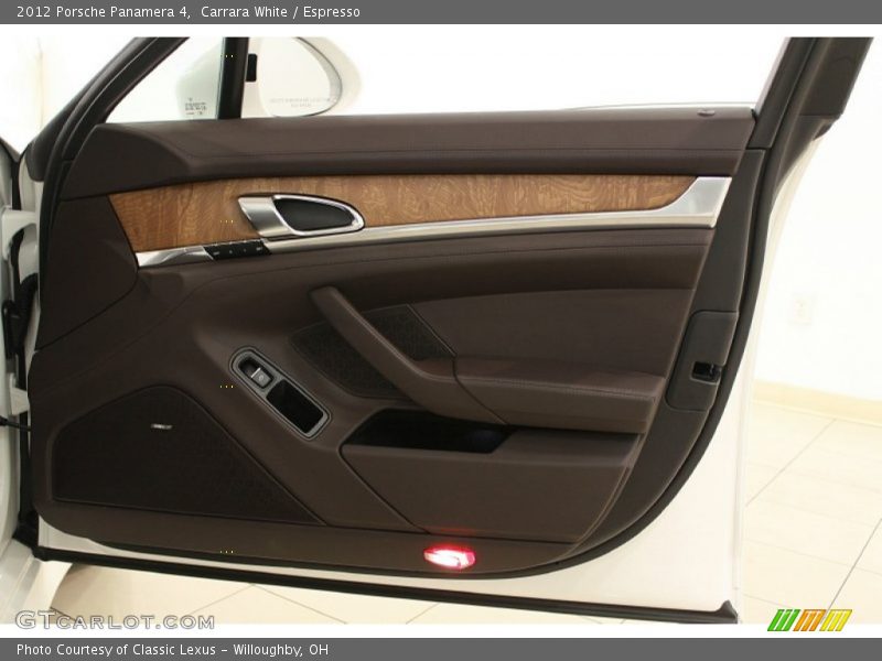 Door Panel of 2012 Panamera 4