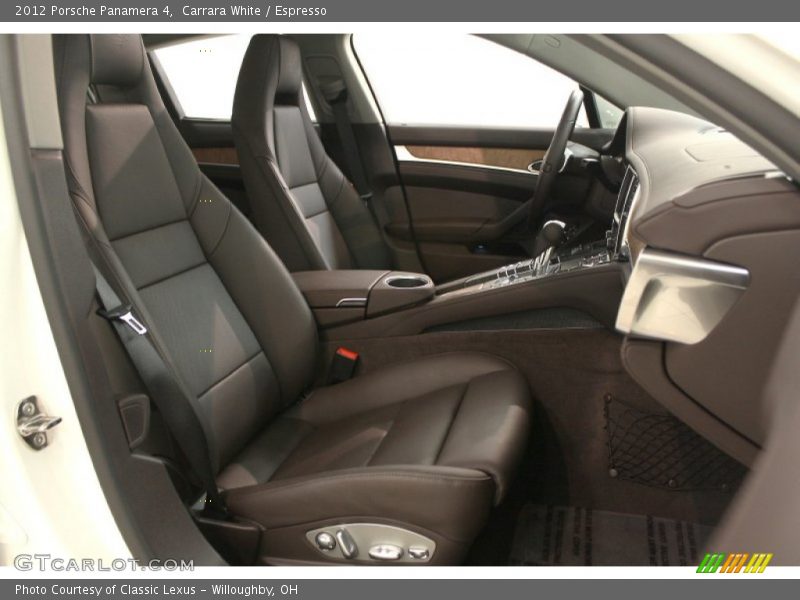  2012 Panamera 4 Espresso Interior