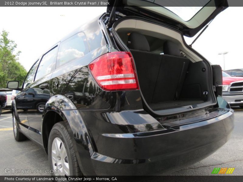 Brilliant Black Crystal Pearl / Black 2012 Dodge Journey SE