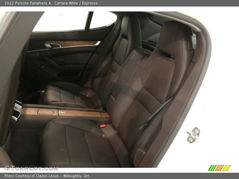 Carrara White / Espresso 2012 Porsche Panamera 4