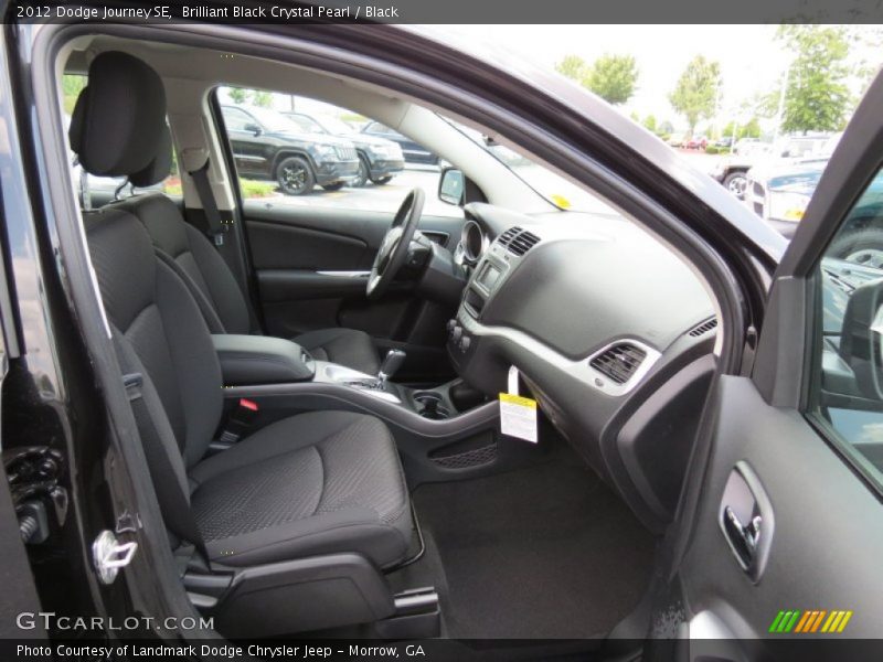 Brilliant Black Crystal Pearl / Black 2012 Dodge Journey SE