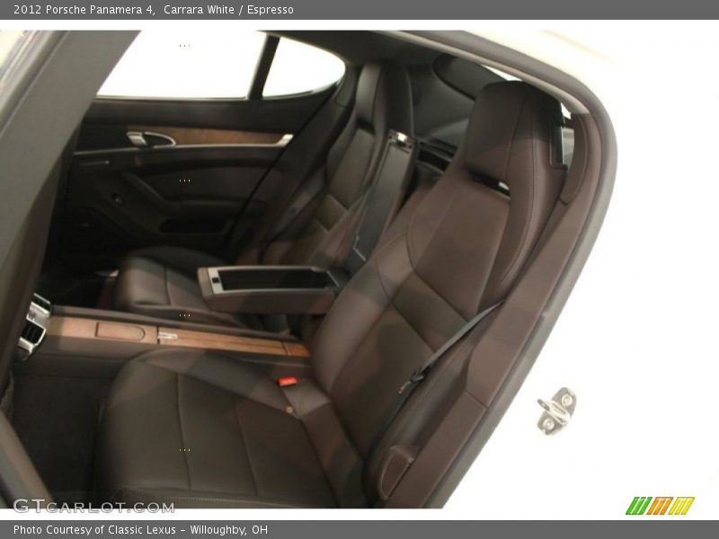 Carrara White / Espresso 2012 Porsche Panamera 4