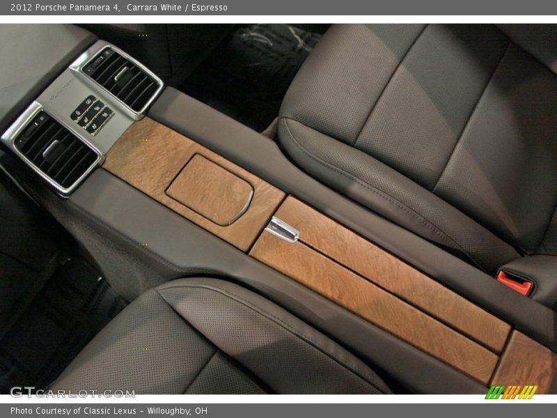 Rear Seat of 2012 Panamera 4