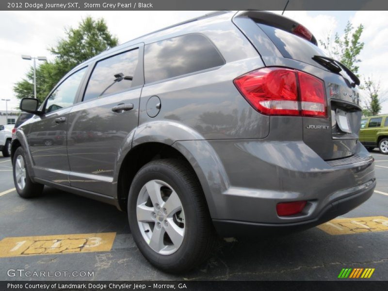 Storm Grey Pearl / Black 2012 Dodge Journey SXT