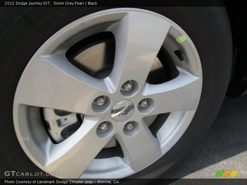 Storm Grey Pearl / Black 2012 Dodge Journey SXT