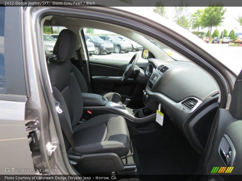 Storm Grey Pearl / Black 2012 Dodge Journey SXT