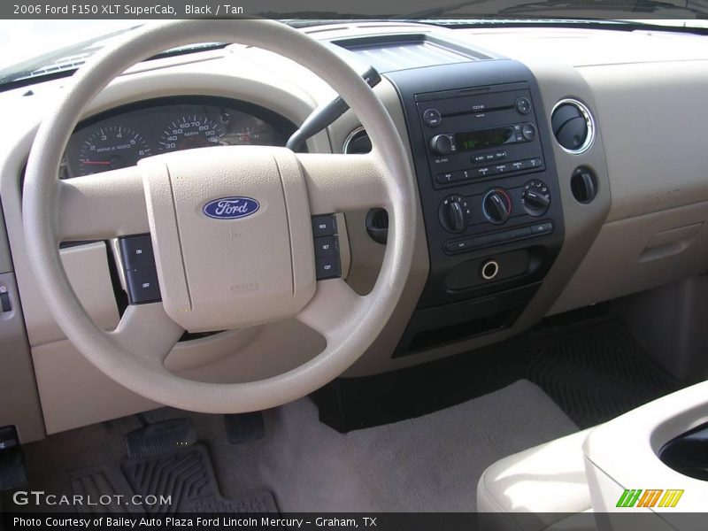 Black / Tan 2006 Ford F150 XLT SuperCab
