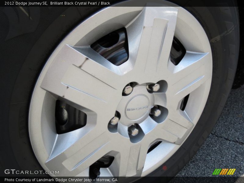 Brilliant Black Crystal Pearl / Black 2012 Dodge Journey SE
