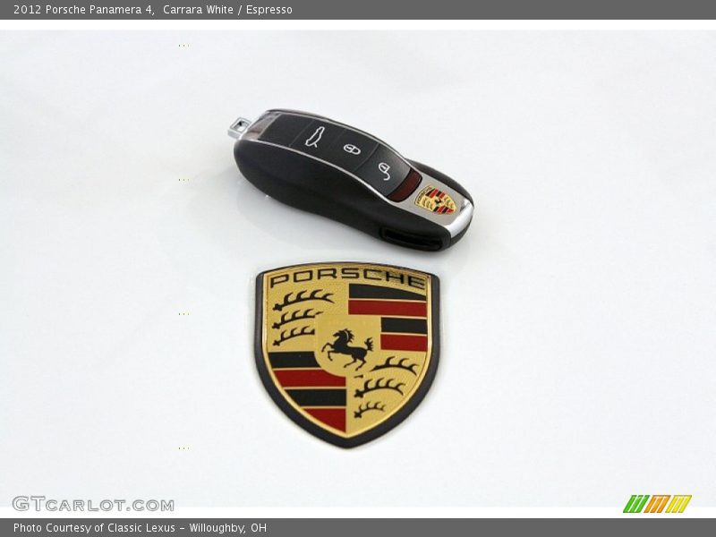 Keys of 2012 Panamera 4