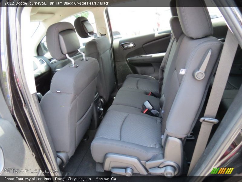 Brilliant Black Crystal Pearl / Black 2012 Dodge Journey SE