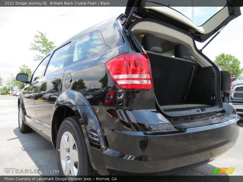 Brilliant Black Crystal Pearl / Black 2012 Dodge Journey SE