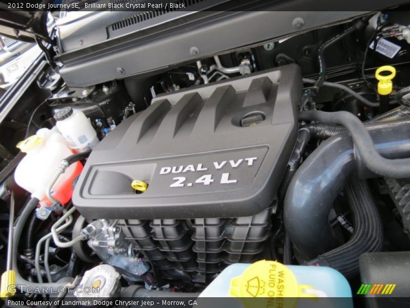 Brilliant Black Crystal Pearl / Black 2012 Dodge Journey SE