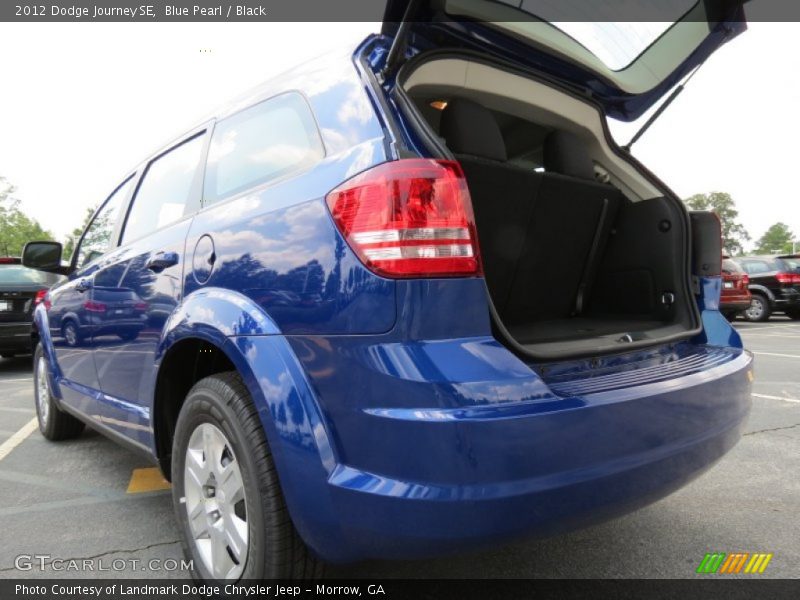 Blue Pearl / Black 2012 Dodge Journey SE