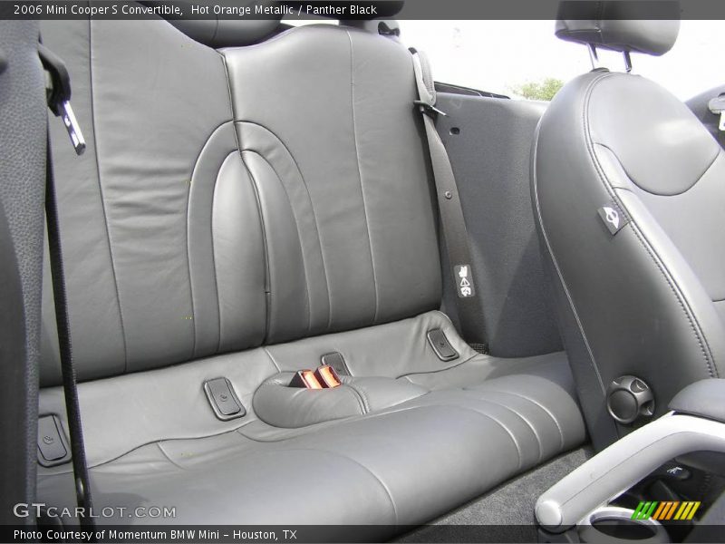 Hot Orange Metallic / Panther Black 2006 Mini Cooper S Convertible