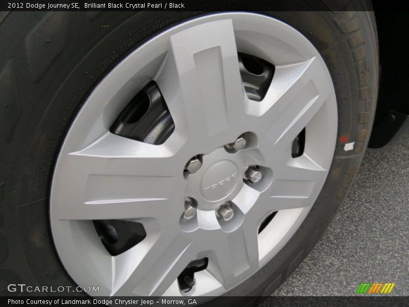Brilliant Black Crystal Pearl / Black 2012 Dodge Journey SE