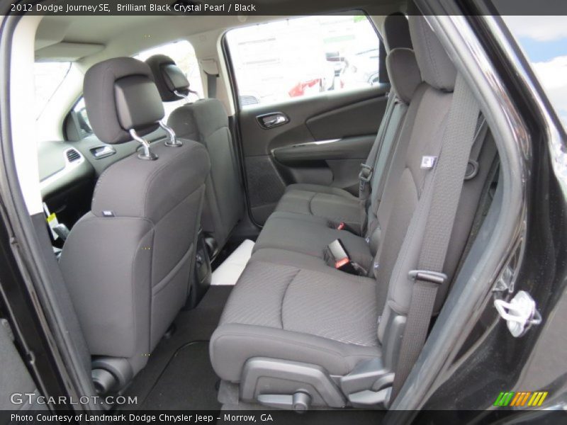 Brilliant Black Crystal Pearl / Black 2012 Dodge Journey SE