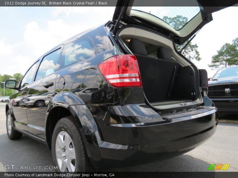 Brilliant Black Crystal Pearl / Black 2012 Dodge Journey SE