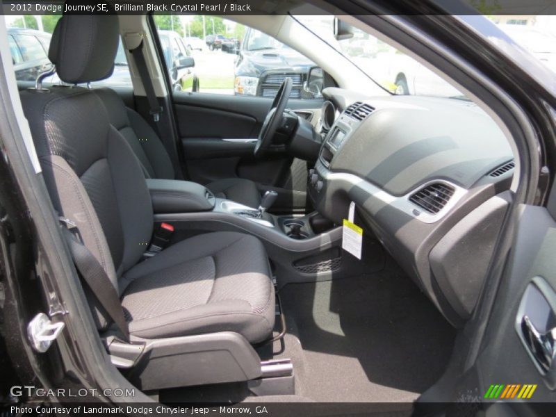 Brilliant Black Crystal Pearl / Black 2012 Dodge Journey SE