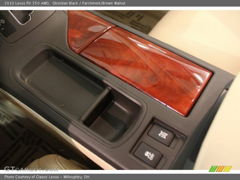 Obsidian Black / Parchment/Brown Walnut 2010 Lexus RX 350 AWD