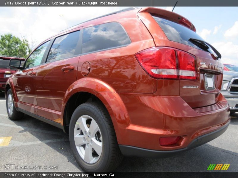 Copper Pearl / Black/Light Frost Beige 2012 Dodge Journey SXT