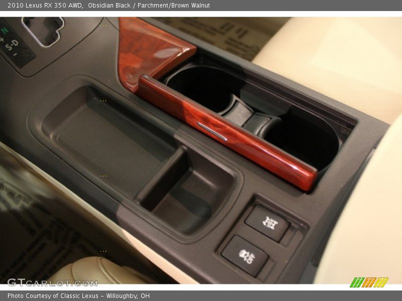 Obsidian Black / Parchment/Brown Walnut 2010 Lexus RX 350 AWD