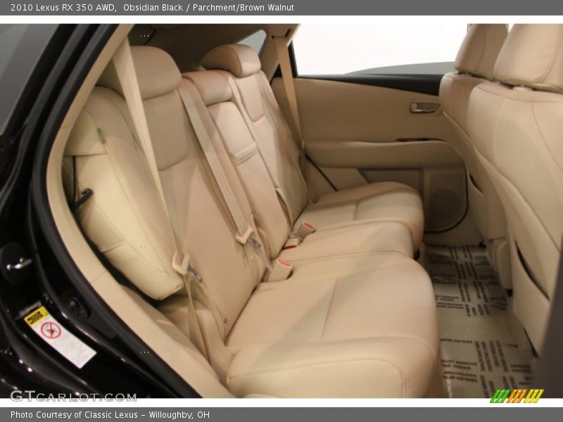 Obsidian Black / Parchment/Brown Walnut 2010 Lexus RX 350 AWD