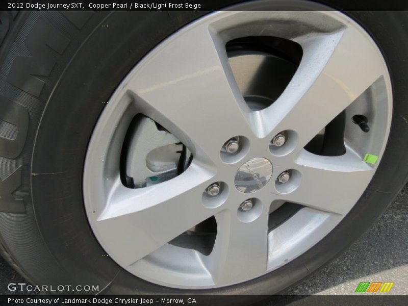 Copper Pearl / Black/Light Frost Beige 2012 Dodge Journey SXT
