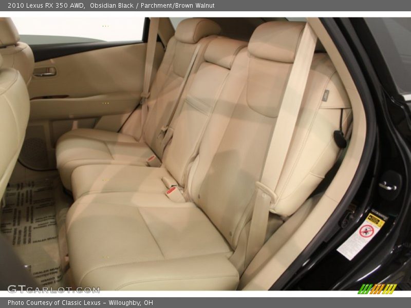 Obsidian Black / Parchment/Brown Walnut 2010 Lexus RX 350 AWD