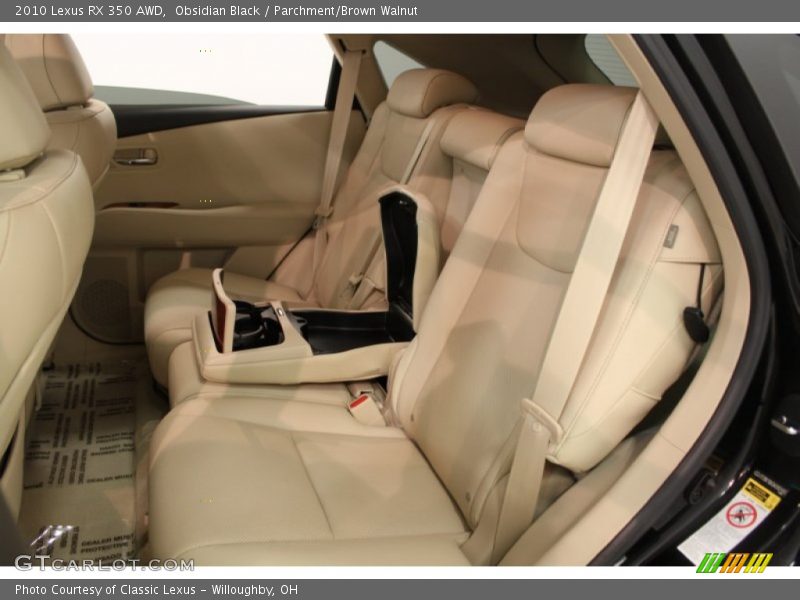 Obsidian Black / Parchment/Brown Walnut 2010 Lexus RX 350 AWD