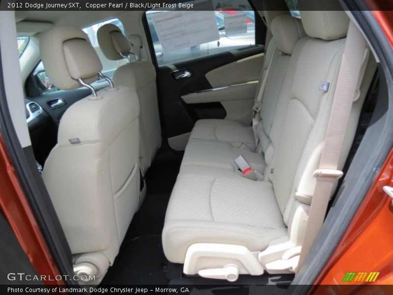  2012 Journey SXT Black/Light Frost Beige Interior