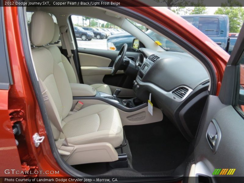  2012 Journey SXT Black/Light Frost Beige Interior