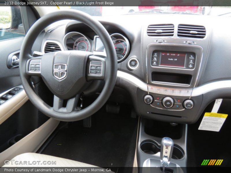 Copper Pearl / Black/Light Frost Beige 2012 Dodge Journey SXT