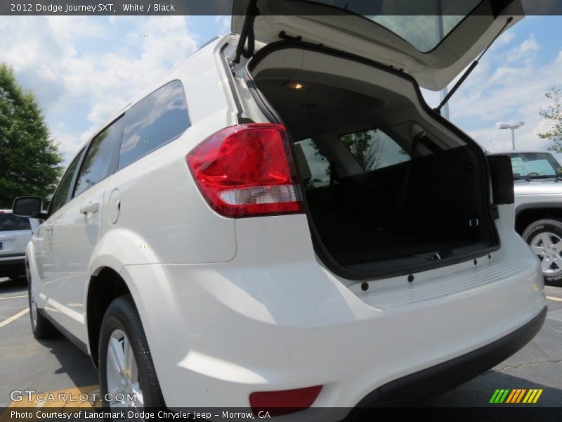White / Black 2012 Dodge Journey SXT