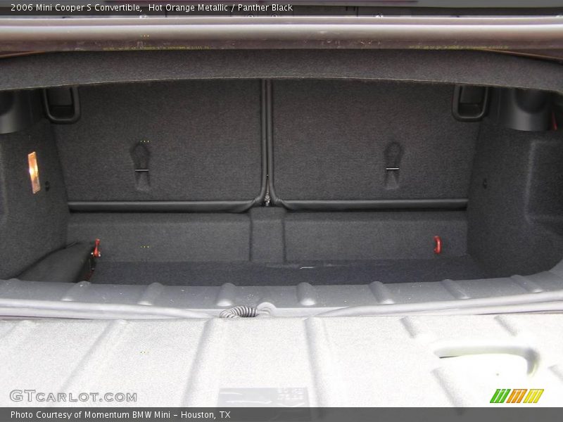 Hot Orange Metallic / Panther Black 2006 Mini Cooper S Convertible