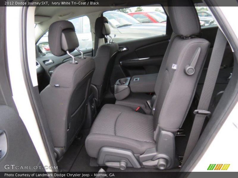 Ivory White Tri-Coat / Black 2012 Dodge Journey SXT