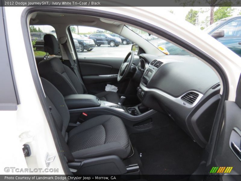 Ivory White Tri-Coat / Black 2012 Dodge Journey SXT