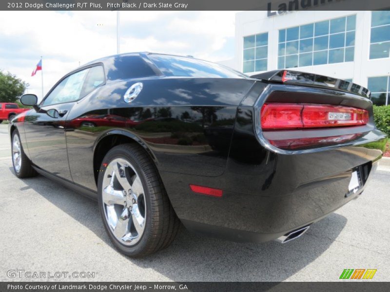 Pitch Black / Dark Slate Gray 2012 Dodge Challenger R/T Plus