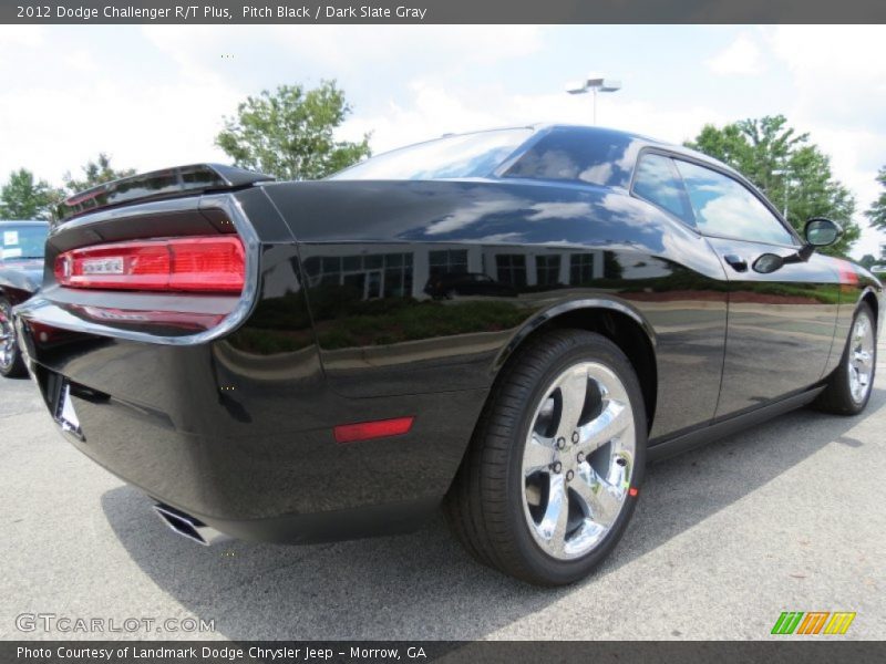 Pitch Black / Dark Slate Gray 2012 Dodge Challenger R/T Plus