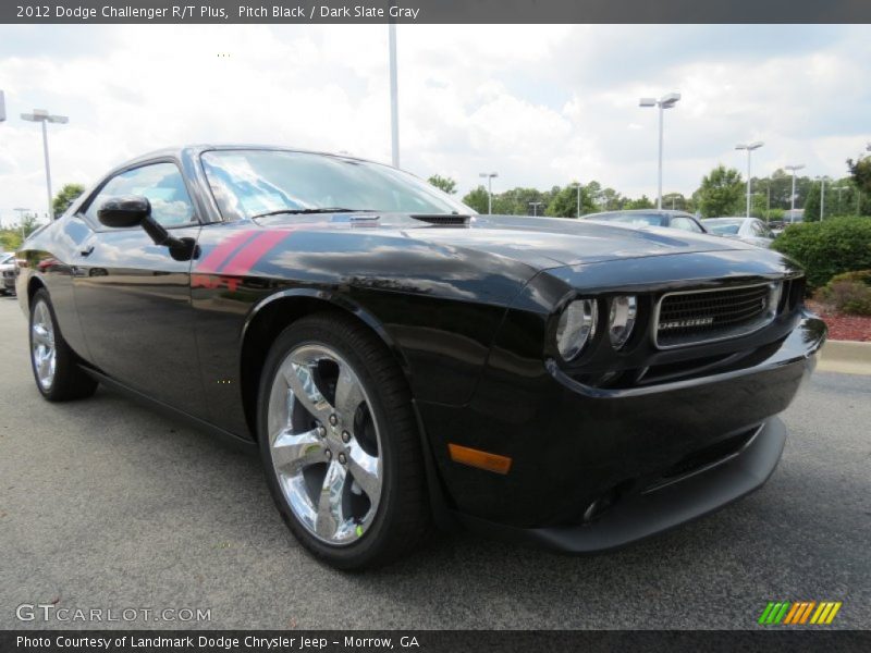 Pitch Black / Dark Slate Gray 2012 Dodge Challenger R/T Plus