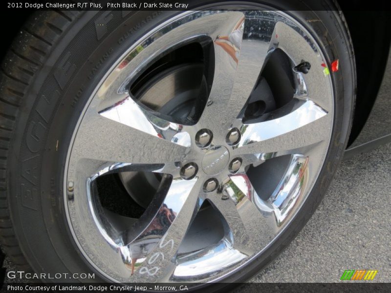Pitch Black / Dark Slate Gray 2012 Dodge Challenger R/T Plus