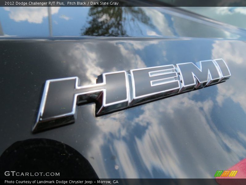 Pitch Black / Dark Slate Gray 2012 Dodge Challenger R/T Plus