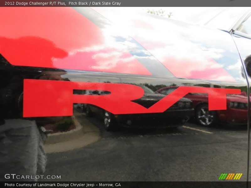 Pitch Black / Dark Slate Gray 2012 Dodge Challenger R/T Plus