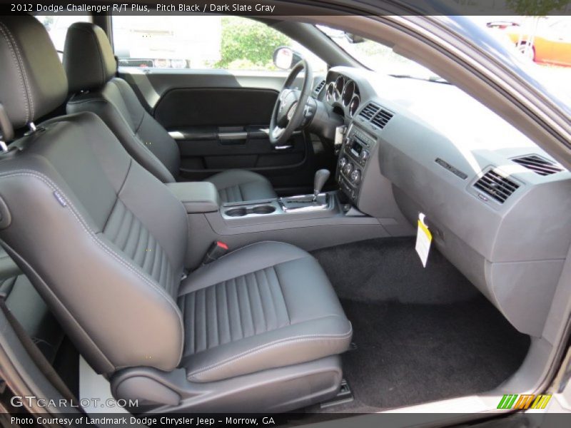 Pitch Black / Dark Slate Gray 2012 Dodge Challenger R/T Plus
