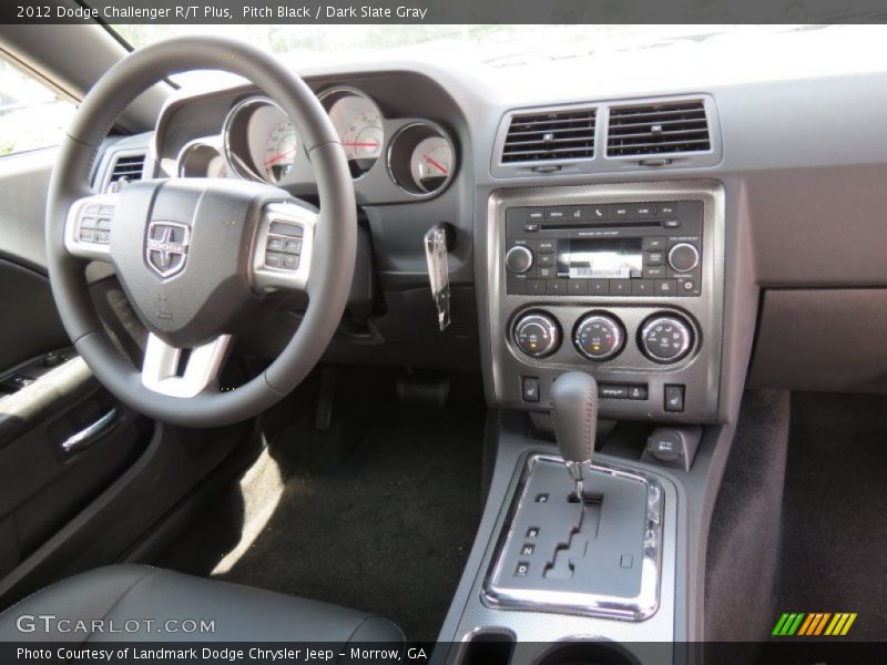 Pitch Black / Dark Slate Gray 2012 Dodge Challenger R/T Plus