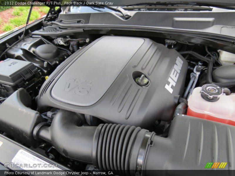 Pitch Black / Dark Slate Gray 2012 Dodge Challenger R/T Plus