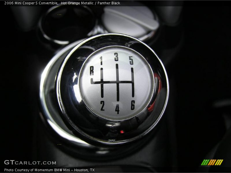 Hot Orange Metallic / Panther Black 2006 Mini Cooper S Convertible