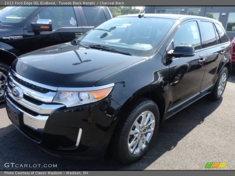 Tuxedo Black Metallic / Charcoal Black 2013 Ford Edge SEL EcoBoost