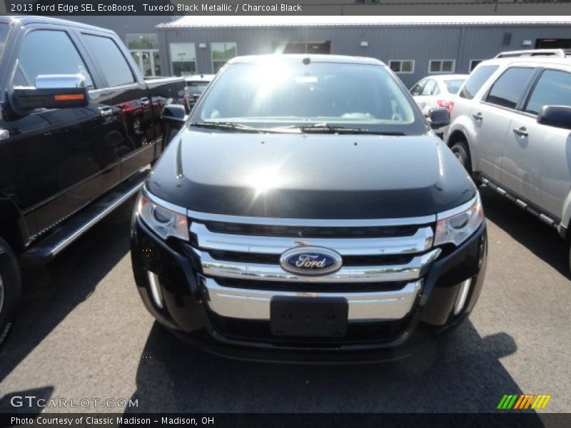 Tuxedo Black Metallic / Charcoal Black 2013 Ford Edge SEL EcoBoost