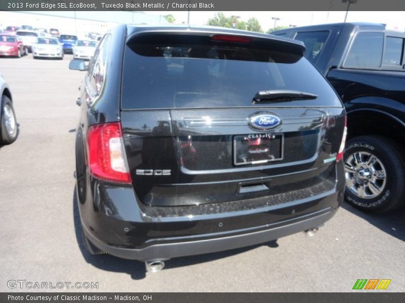 Tuxedo Black Metallic / Charcoal Black 2013 Ford Edge SEL EcoBoost
