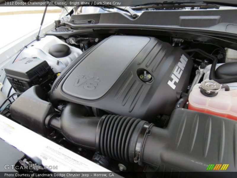 Bright White / Dark Slate Gray 2012 Dodge Challenger R/T Classic